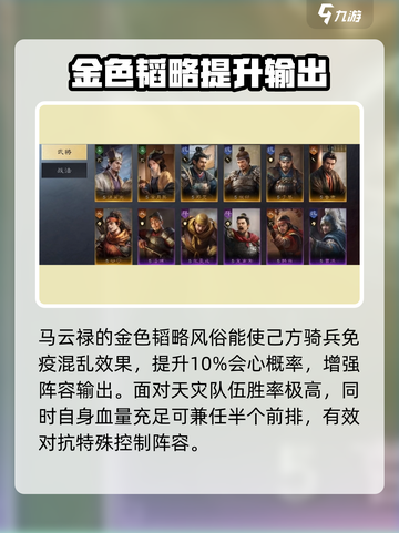 三国谋定天下🔥马云禄技能全面解析🎉截图5