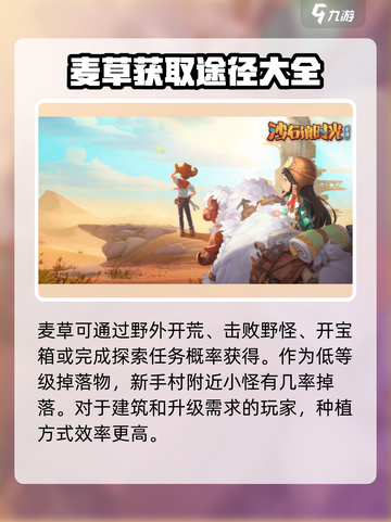 沙石镇时光🔥麦草获取攻略，快速入手秘籍！截图4
