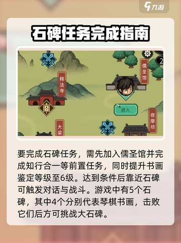 大侠立志传🔥儒圣馆石碑任务全解析✨截图2