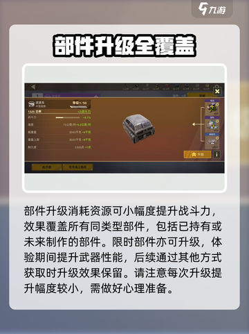 创世战车🔥部件升级全流程解析，轻松制霸战场！截图3