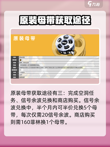 绝区零🔥原装母带获取攻略与作用大揭秘！截图2