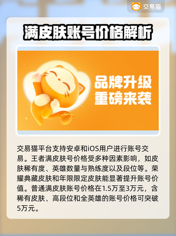 王者荣耀：满皮肤账号估价交易🔥超值变现攻略💎截图2