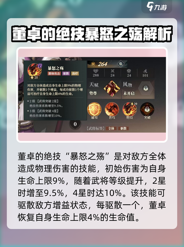 三国志幻想大陆2枭之歌董卓怎么样介绍截图3