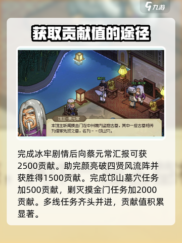 《大侠立志传》🔥儒圣馆贡献值获取秘籍🎉截图5
