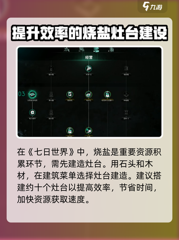 七日世界🔥烧盐教程，生存必备技巧！💎截图2