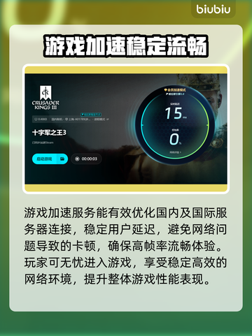十字军之王3闪退？这个加速器🔥搞定！⚡截图6