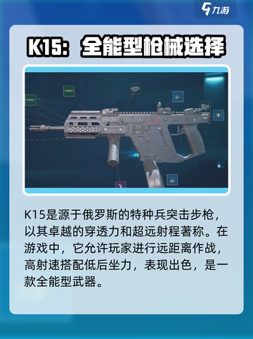三角洲行动🔥K15改枪秘籍，属性飙升💥游戏党必看！截图3