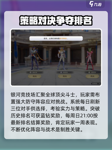 圣斗士星矢重生2银河竞技场怎么玩介绍截图2