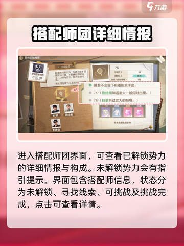 无限暖暖搭配势力是什么介绍截图4