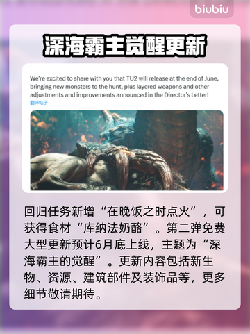怪物猎人荒野618更新内容🔥全新活动等你来探索！🎮截图5