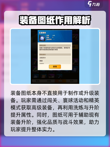 向僵尸开炮装备图纸有什么用介绍截图2