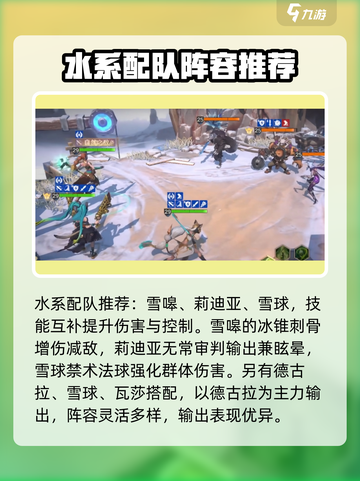 荒野国度🔥水系阵容最强搭配秘籍💥截图2