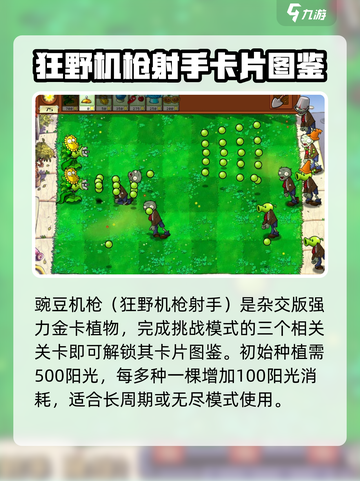植物大战僵尸🔥机枪豌豆输出爆表！杂交版使用攻略来啦～截图2