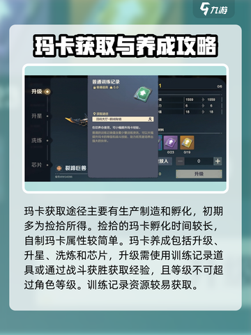 荒野起源🔥玛卡培养攻略，快速养成秘籍！截图2