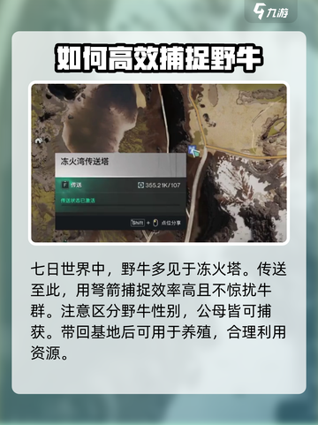 七日世界野牛哪里抓介绍截图4