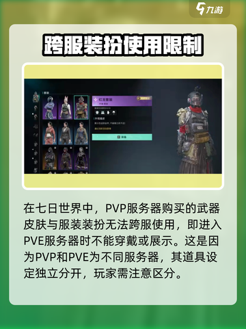 七日世界服装能跨服使用吗介绍截图2
