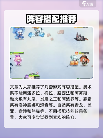 指尖像素城阵容怎么搭配介绍截图2