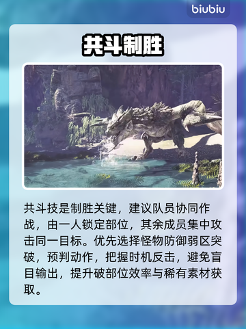 🔥《怪物猎人》秒杀巨兽技巧💥截图3