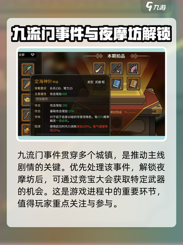 《大侠立志传》定海神针📍获取攻略，轻松到手！截图3