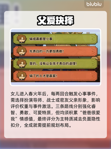 🔥《火山的女儿》父亲目标全攻略！截图2