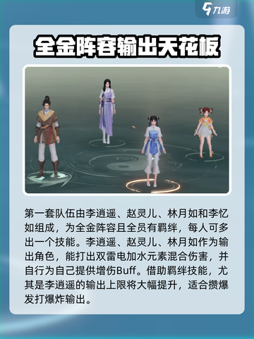 仙剑世界阵容搭配攻略介绍截图2
