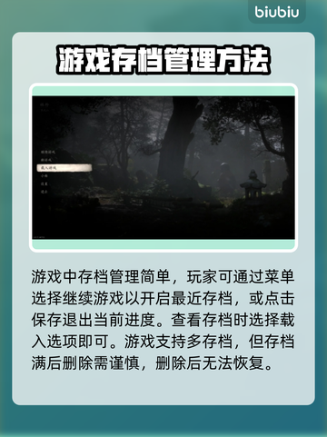 黑神话悟空能开多个存档吗？🔥📌截图3