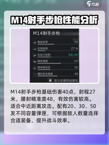 三角洲行动M14怎么玩介绍截图2