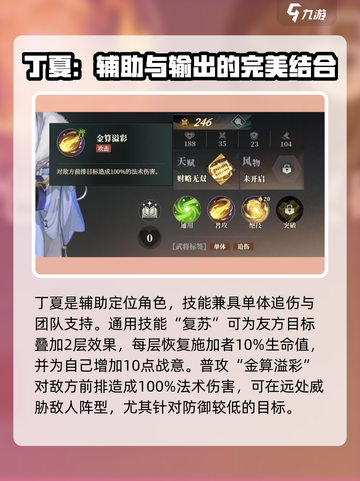 三国志幻想大陆2枭之歌丁夏强不强介绍截图2