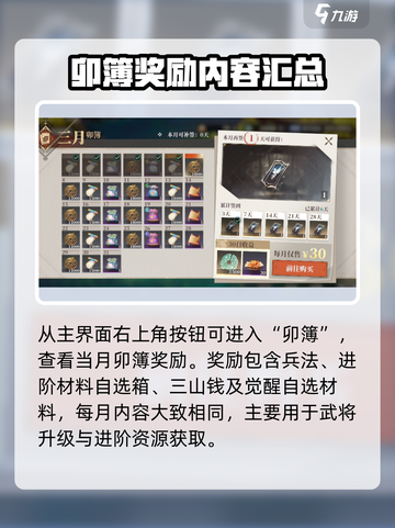 三国志幻想大陆2枭之歌卯簿有什么用介绍截图2