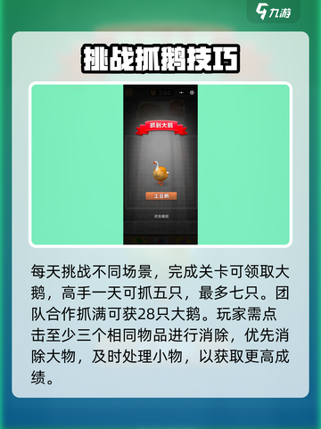 🎮抓大鹅爆肝攻略！一天竟能抓这么多？截图2