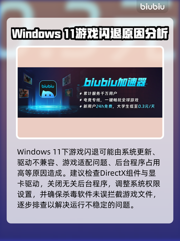 Win11游戏闪退？这些加速器让你畅玩不卡顿🔥🎮截图2