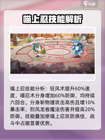 西普大陆手游喵上忍怎么打介绍截图2