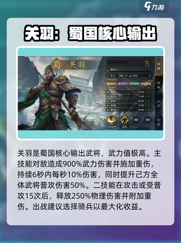九牧之野蜀国武将推荐介绍截图6