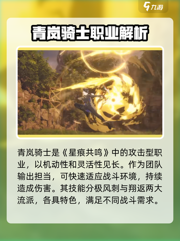 星痕共鸣青岚骑士怎么样介绍截图2