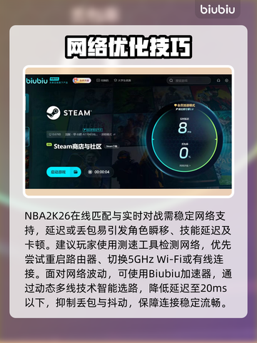 🎮NBA2K26卡顿终极解决办法！秒变流畅截图3