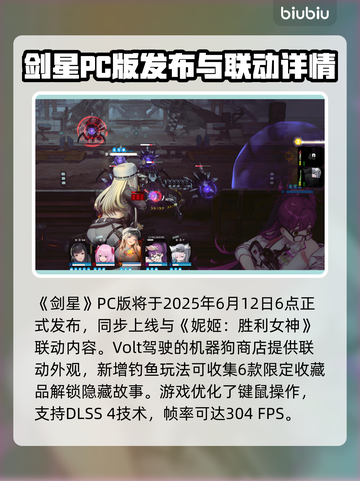 剑星PC版联动妮姬时间🔥胜利女神等你来战！🎮截图2