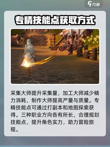 塔瑞斯世界生活技能专精可以更改吗介绍截图5