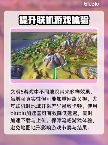 文明6加速器推荐⚡玩游戏再也不怕卡顿了！截图2