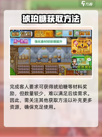 创意蛋糕店琥珀糖怎么获得介绍截图3