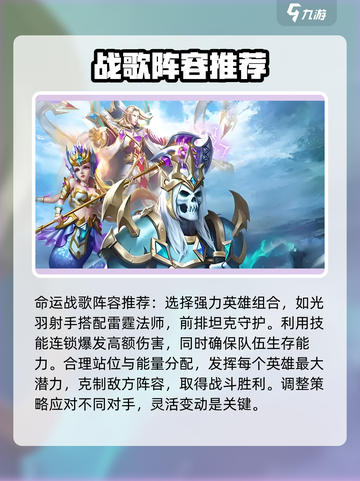 命运战歌🔥最强阵容推荐，轻松制胜💡截图2