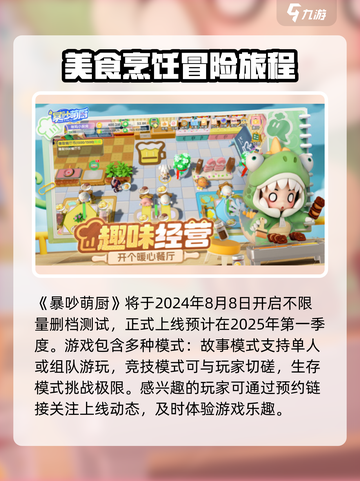 暴吵萌厨正式上线时间分享介绍截图2