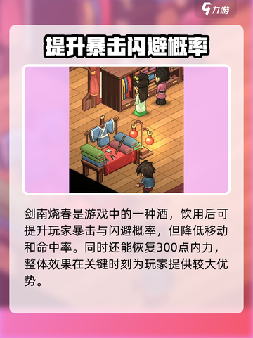 大侠立志传剑南烧春有什么用介绍截图2