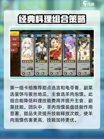 料理次元💥最强刷图阵容🔥搭配攻略来啦！截图2
