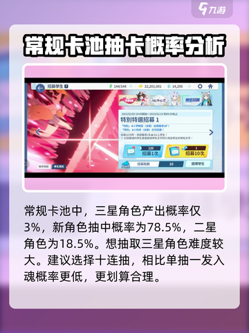 蔚蓝档案三星概率怎么样介绍截图2