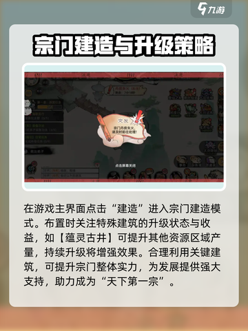 最强祖师宗门怎么培养介绍截图2
