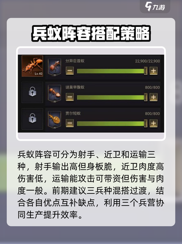 小小蚁国兵蚁搭配攻略介绍截图2