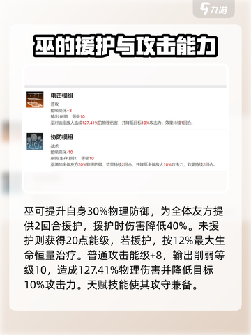 新月同行🔥巫角色强度解析｜新手必看游戏玩家⚡截图3