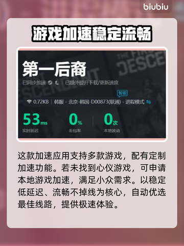 第一后裔🔥加速器推荐，玩游戏不卡顿⚡截图5