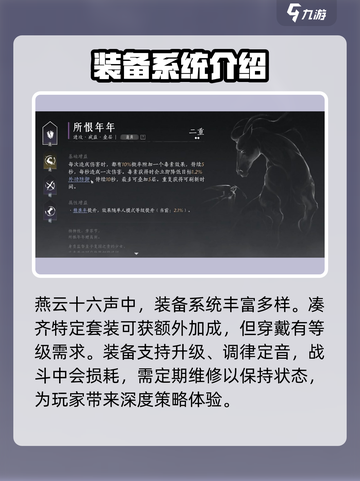 燕云十六声装备全解密！💥游戏党必看装备部位大起底！截图5
