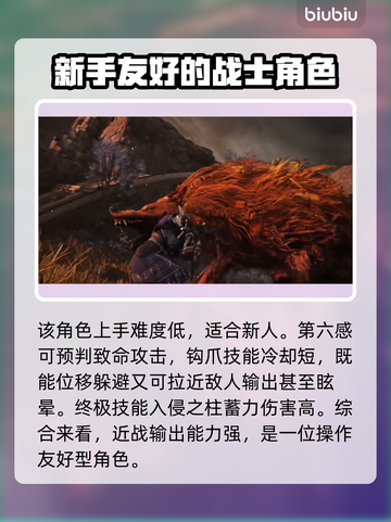 艾尔登法环🔥新手必看！职业推荐助你称霸黑夜君临✨截图3